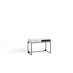 ArtGiB Písací stolík OLIER OL-01 | biela/dub artisan