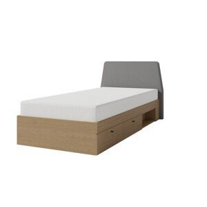 Meblar  Jednolôžková posteľ ALESSIO AE12 | zelená