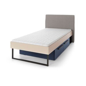 Meblar  Jednolôžková posteľ SERGIO SE12 | béžová