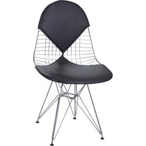 ArtD Jedálenská stolička Net Double inšpirovaná Wire chair č Farba: Čierna