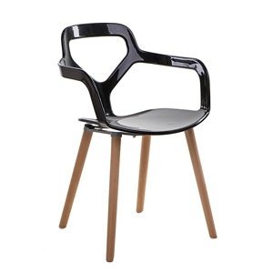 ArtD Jedálenská stolička Nox Wood Farba: Čierna