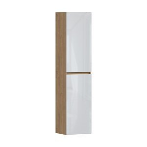 ArtCom Kúpeľňová zostava MONAKO WHITE OAK Monako: Vysoká skrinka Monako 800 - 170 x 40 x 33 cm