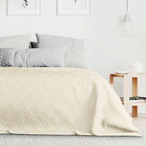 ArtFlhf Prikrývka na posteľ OPHELIA | beige Rozmer: 200 x 220 cm