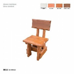 Drewmax Záhradná stolička MO265 | orech lak | výpredaj