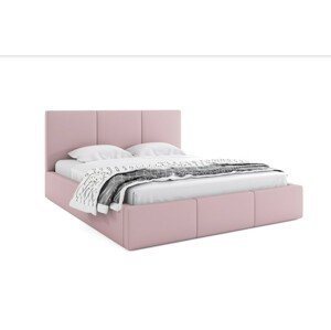 BMS Manželská posteľ HAILEY | s matracom 140 x 200 cm Farba: Ružová