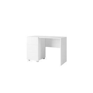 ArtGiB Písací stolík CALABRINI C-01 Farba: Biela / biely lesk