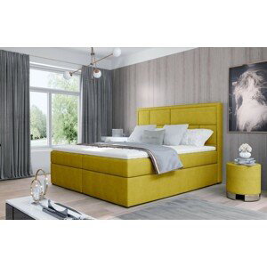 ArtElta Manželská posteľ MERON Boxspring | 180 x 200 cm Farba: Omega 68