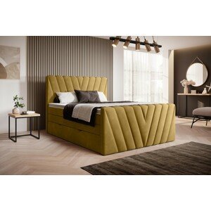ArtElta Manželská posteľ CANDICE Boxspring | 140 x 200 cm Farba: Loco 45 