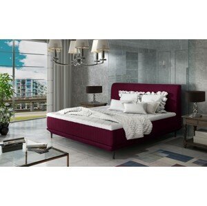 ArtElta Manželská posteľ ASTERIA | 140 x 200 cm Farba: Ružová / Mat Velvet 68