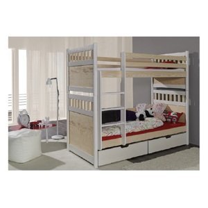 ArtBed Detská poschodová posteľ Salomon Prevedenie: Morenie - Akryl