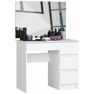 ArtAko Toaletný stolík so zrkadlom Clips T-6 / 90x60 | biela