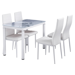 Signal Jedálenský stôl DAMAR | 100x60 cm Farba: Biela