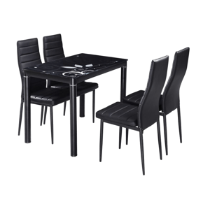 Signal Jedálenský stôl DAMAR | 100x60 cm Farba: Čierna
