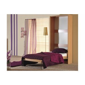 Sklápacia posteľ SAVA 120x200 / vertikálna Farba: Biela