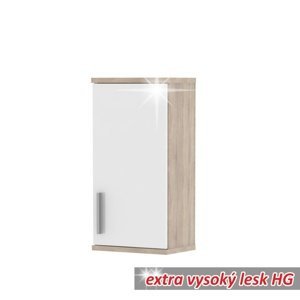 Tempo Kondela Kúpeľňová zostava LESSY Lessy: Závesná skrinka LESSY LI 04/1D / 38x72x25 cm