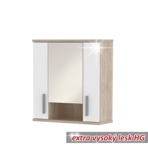 Tempo Kondela Kúpeľňová zostava LESSY Lessy: Závesná skrinka LESSY LI01/2D1Z / 68,7x72x26 cm