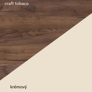 ARTBm Komoda VIKI  | 01 Farba: craft tobaco / krémový