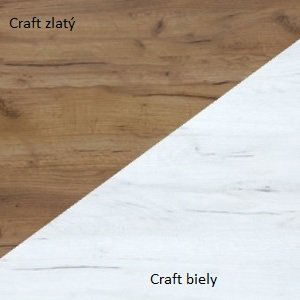 ARTBm Konferenčný stolík ALFA Farba: Craft zlatý /  craft biely