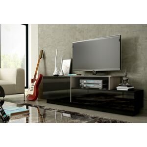 ArtCam TV stolík SIGMA 3 - čierna/čierny lesk/sonoma