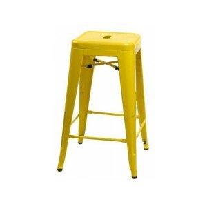 ArtD Barová stolička PARIS inšpirovaná Tolix 30 Farba: Žltá