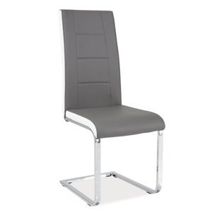 Signal Jedálenská stolička H-629 Farba: Biela/sivá