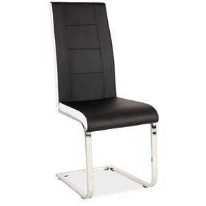 Signal Jedálenská stolička H-629 Farba: Čierna/biela