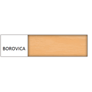 Drewmax Jednolôžková posteľ - masív LK118 | 120 cm borovica Farba: Borovica