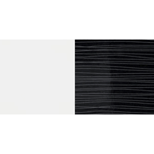 ArtMadex Manželská posteľ Lux stripes Farba: Biela / čierny stripes