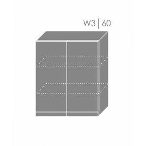 ArtExt Kuchynská linka Florence - lesk Kuchyňa: Horná skrinka W3/60 / (ŠxVxH) 60 x 72 x 32,5 cm