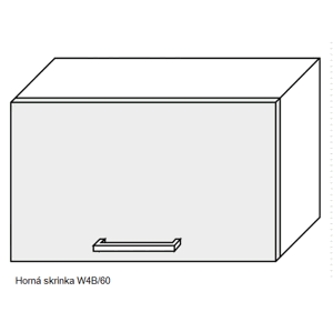 ArtExt Kuchynská linka Pescara Kuchyňa: Horná skrinka W4B/60 / (ŠxVxH) 60 x 36 x 32,5 cm