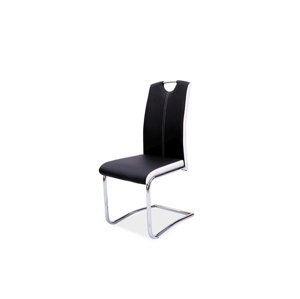 Signal Jedálenská stolička H-341 Farba: Čierna / biele boky