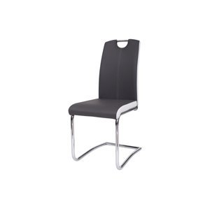 Signal Jedálenská stolička H-341 Farba: Sivá / biele boky