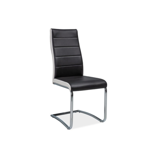 Signal Jedálenská stolička H-353 Farba: Čierna / biele boky