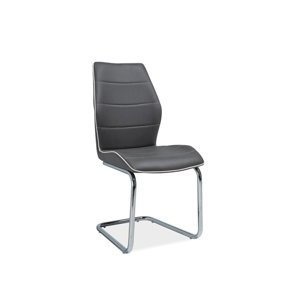 Signal Jedálenská stolička H-331 Farba: Sivá / biely lem