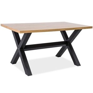 Signal Jedálenský stôl XAVIERO | dubová dýha stoly: 75 x 90 x 150 cm