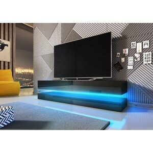 WIP TV stolík FLY Farba: čierna / čierny lesk