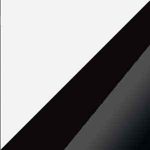 WIP PC stolík ANGEL | 02 Farba: Biela / čierny lesk