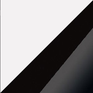 WIP Skrinka ANGEL  | 11 Farba: Biela / čierny lesk