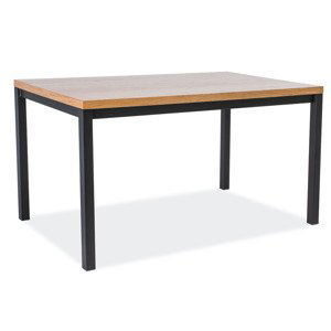 Signal Jedálenský stôl Normano / Dubová dýha Prevedenie: 75 x 90 x 150 cm
