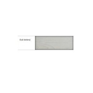 Drewmax Jednolôžková posteľ - masív LK261 | 90 cm dub Farba: Dub bielený