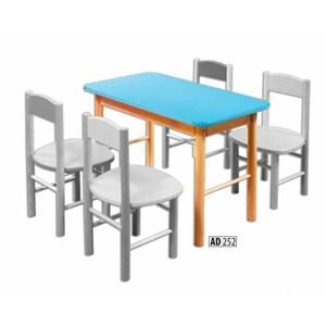 Drewmax Detský stolík AD252 Farba: Modrá