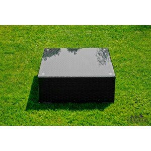 BelloG Záhradný ratanový stôl SM001 Prevedenie: Čierna