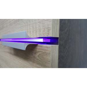 ArtAdr Kúpeľňová zostava Carlo Farba: LED osvetlenie políc - RGB viacfarebné