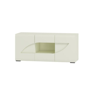 WIP-restol TV stolík BRYZA BRTV-2C Farba: biely mat / biely lesk / biely alebo čierny úchyt 