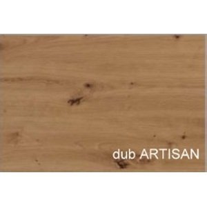 ARTBm Regál 150-2D VIA | 08 Farba: Dub artisan