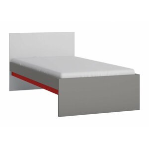 ArtExt Jednolôžková posteľ PIPER No Z01 Farba: Chili red