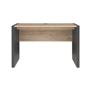 BRW Kancelársky stôl Executive BIU/120 Farba: sivý wolfram/dub san remo svetlý