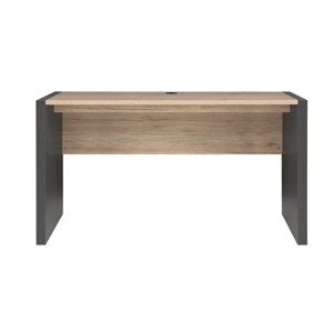 BRW Kancelársky stôl Executive BIU/160 Farba: sivý wolfram/dub san remo svetlý