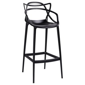 ArtKing Barová stolička HILO 65 cm | čierna