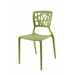 ArtD Jedálenská stolička Bush inšpirovaná Viento chair zelená